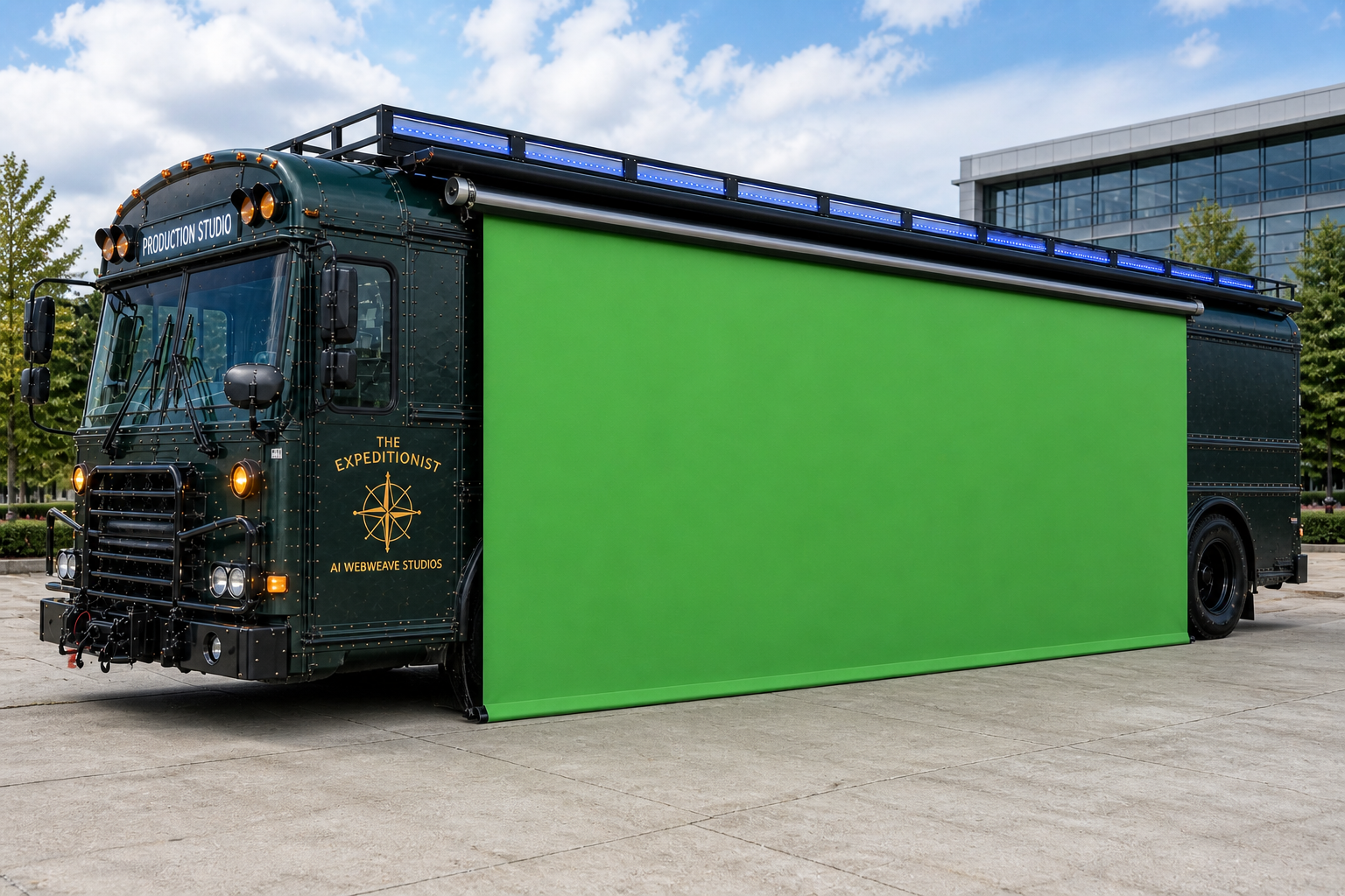 Mobile Studio Green Screen